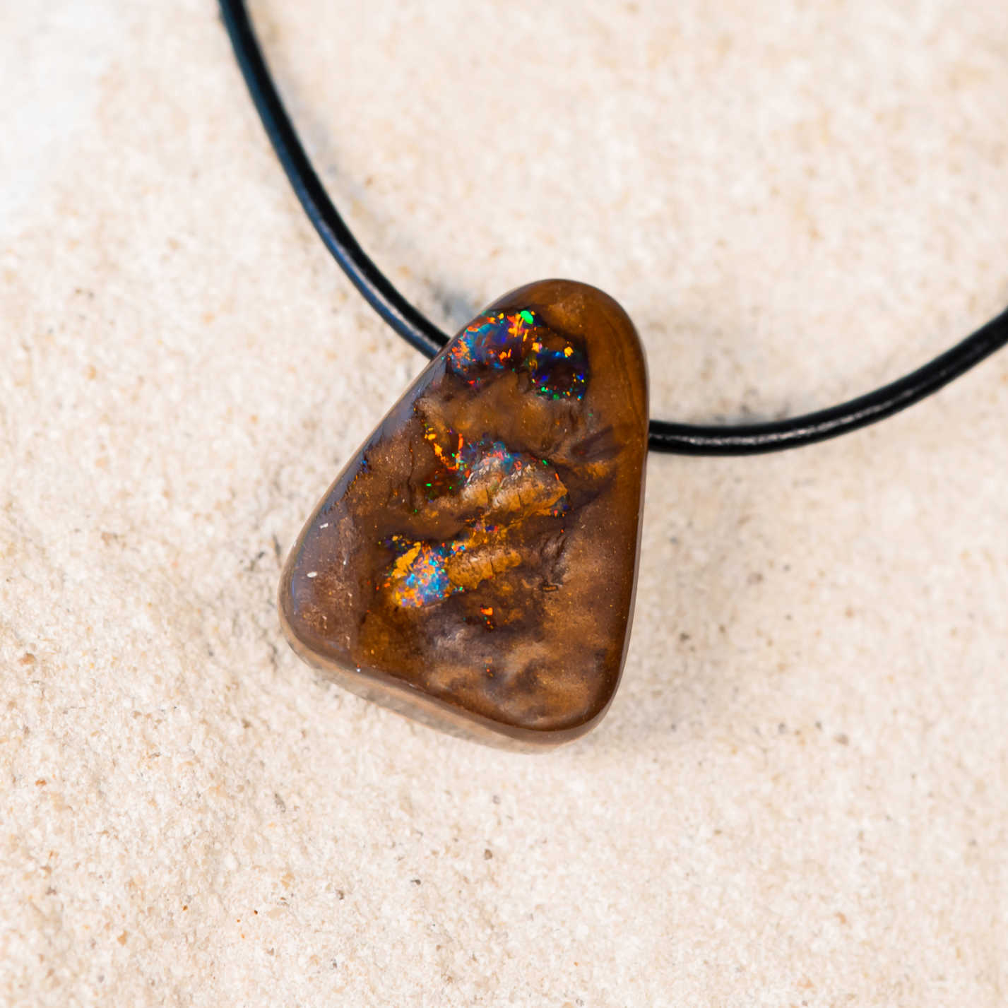 'Sina' Queensland Boulder Opal Pendant