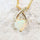'Adore' Solid Opal Pendant 9ct Gold