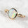 'Ailsa' Crystal Opal Ring 14ct Gold