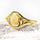 'Alenka' White Opal Ring Gold Plated Silver