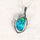 'Amaya' Doublet Opal Pendant 14ct White Gold