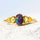 'Amore' Triplet Opal Ring Gold Plated Silver