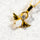 'Angel' White Opal Pendant Gold Plated Silver