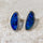 'Aria' Doublet Opal Earrings 14ct White Gold