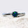 'Ariyah Blue' Triplet Opal Ring Silver