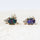 'Audrey' Triplet Opal Earrings Silver
