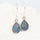 'Avah Grande' Triplet Opal Earrings Silver