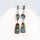 'Azure Drift' Boulder Opal Earrings Silver