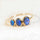 'Brianne' Black Opal Ring 14ct Gold