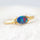 'Briella' Triplet Opal Ring Gold Plated Silver
