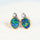 'Bronte' Doublet Opal Earrings 14ct Gold