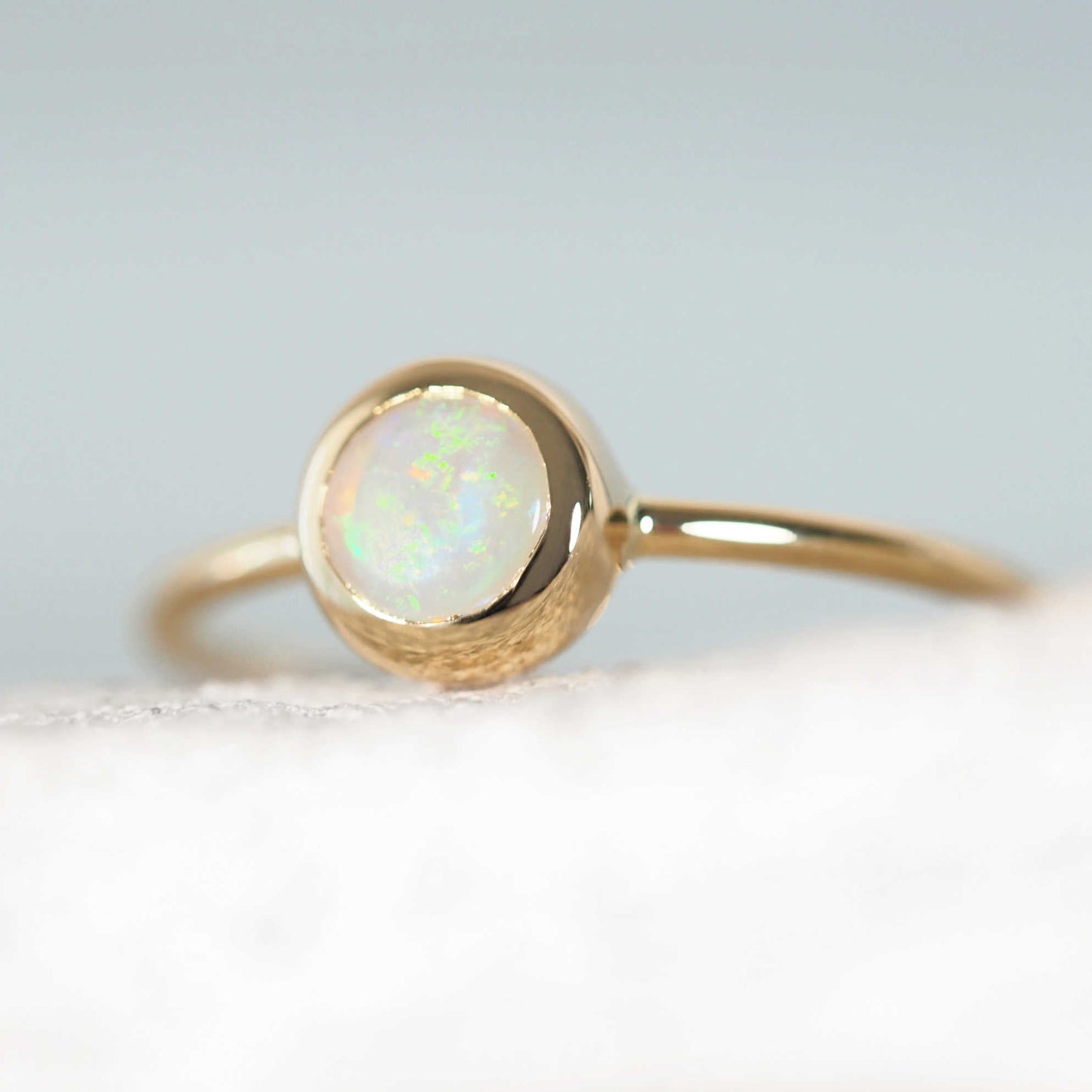 'Carolina' Crystal Opal Ring 14ct Gold