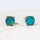 'Celia' Triplet Opal Earrings Silver