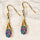'Chandelier' Triplet Opal Earrings Gold Plated Silver