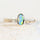 'Charlotte' Black Opal Ring 14ct Gold