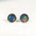 'Classic' Triplet Opal Earrings Silver