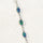 'Daisy Chain Blue Trio' Triplet Opal Bracelet Silver