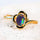'Della' Triplet Opal Ring Gold Plated Silver