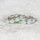 'Delphine' Crystal Opal Earrings 14ct White Gold