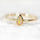 'Dinah' Semi-Black Crystal Opal Ring 14ct Gold