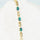 'Double Link Blue Trio' Triplet Opal Bracelet Gold Plated Silver