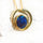 'Elana Blue Grande ' Triplet Opal Pendant Gold Plated Silver