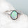 'Eleni' Crystal Opal Ring 14ct White Gold