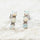 'Eyre' Silver Crystal Opal Earrings