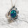 'Felia Blue' Triplet Opal Pendant Silver