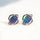 'Genie' Triplet Opal Earrings Silver
