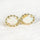'Harley' Crystal Opal Earrings Gold Plated Silver