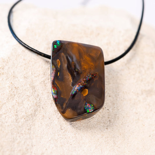 'Inoa' Queensland Boulder Opal Pendant