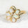 'Isadora' Crystal Opal Ring 14ct Gold