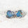 'Isolde' Doublet Opal Earrings Silver