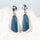 'Ivara' Doublet Opal Earrings Silver