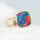 'Jordan' Doublet Opal Ring 14ct Gold
