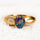'Kaia' Triplet Opal Ring Gold Plated Silver