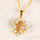 'Kamari' Crystal Opal Pendant 18ct Gold