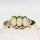 'Katia' White Opal Ring 18ct Gold