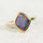 'Keisha' 18ct Gold Black Opal Ring