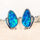 'Khalani' Doublet Opal Earrings 14ct White Gold