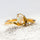 'Kiara' Solid Opal Ring Gold Plated Silver