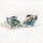 'Kyoko' Triplet Opal Earrings Silver