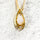 'Lia' White Opal Pendant Gold Plated Silver