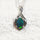 'Lira Blue' Silver Triplet Opal Pendant