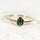 'Maelin' Black Opal Ring 14ct Gold