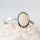 'Miya' Crystal Opal Ring 18ct White Gold