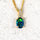 'Moana Blue' Gold Plated Silver Triplet Opal Pendant