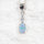 'Nalia' Doublet Opal Pendant Silver