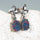 'Nicci' Triplet Opal Earrings Silver